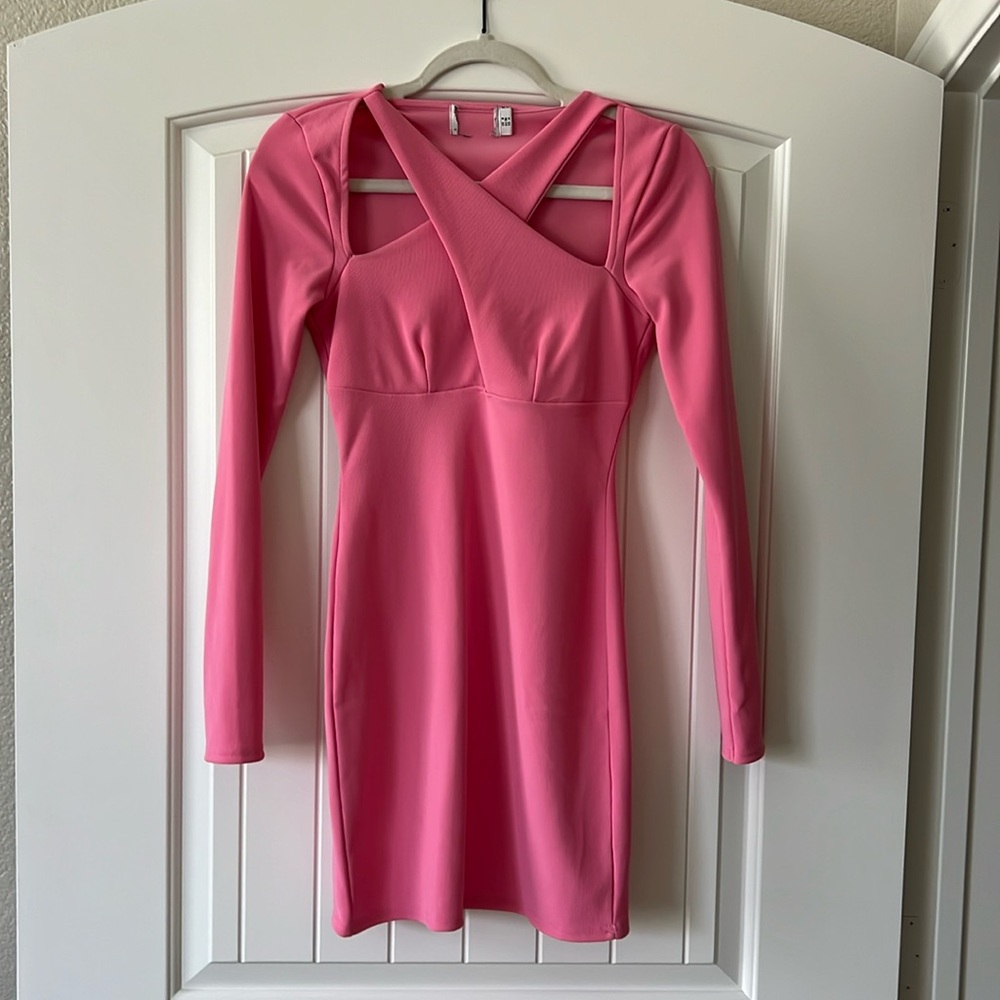 ASOS pink dress